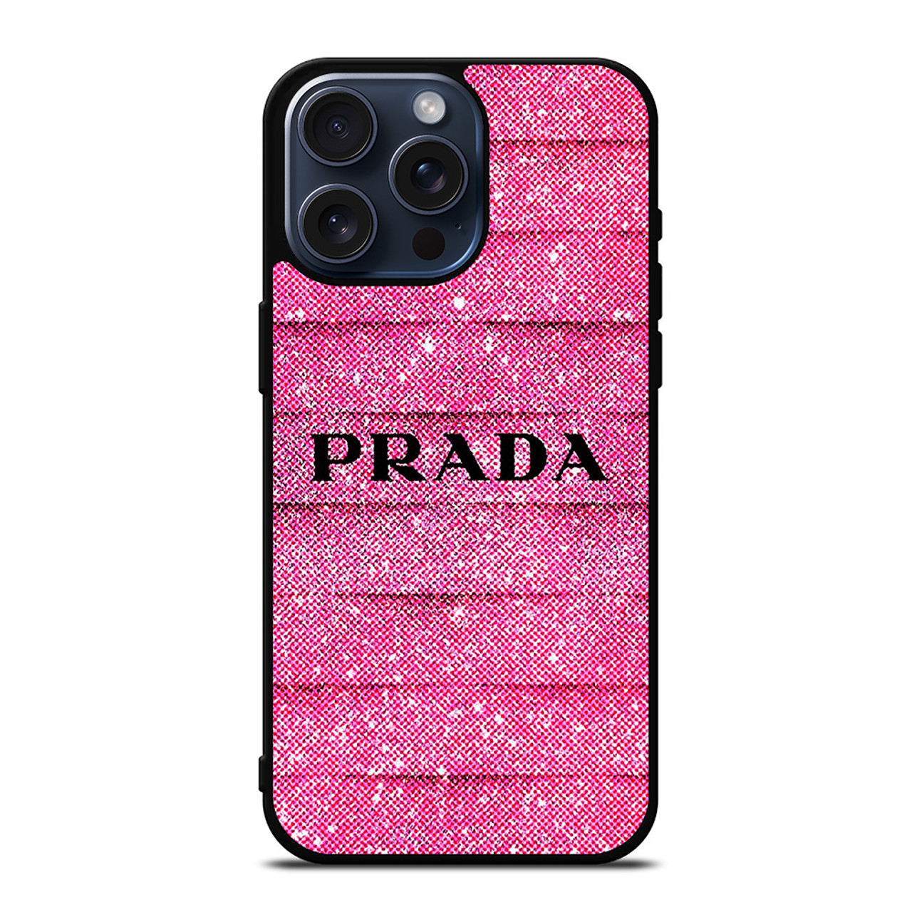 PRADA PINK DIAMOND iPhone 15 Pro Max Case Cover